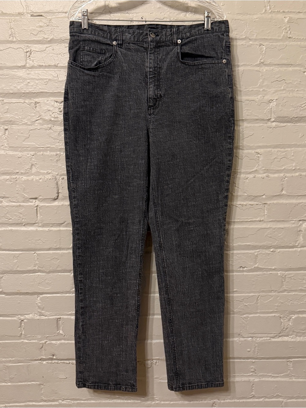 Chico’s 2.5 Black Acid Wash Denim Jeans